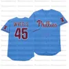 2021 TOUT BLACK Players 'Weekend Baseball Jersey 25 Joe Girardi Garlick 56 Zach Eflin Vince Velasquez Hector Neris Phil Gosselin Neil Walker