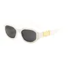 UV400 Protection vacances lunettes avec boîte irrégulière petite monture lunettes de soleil tendance yunisexe lunettes femmes hommes verre de soleil