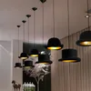 Современные черные светодиодные подвесные светильники E27, волшебная ткань, котелок, высокая шляпа, лампы, освещение магазина одежды, декоративные светильники1995