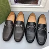 Male Designer Genuine Leather Brogue Dress Shoes Mens Fashion Brand Business Slip On Loafers Men Casual Flats Size 38-45