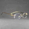上質なアクセサリーコンピュータの眼鏡の読み取り時に女性と男性のアイウェアのための透明なメガネフレーム透明なパンサー装飾アクセサリーフレンチ