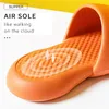 Plattform Air Slipers 2021 Tjock Sole Soft Slipper Par Män Kvinnor Skor Anti-halk Slides Summer Sandles Indoor Outdoor 33