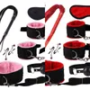 Nxy SM Bondage Lingerie Erótico Couro Cosplay Roupas BDSM Sexo Conjunto Algemas Braçadeiras Braçadeiras GAG Whip Brinquedos para Acessórios Loja 1223