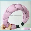 Aessories & Tools Productsvintage Thick Sponge Silk Cloth Hair Bands For Women Turban Braided Hairband Headband Hoop Clips Girls Aessories1