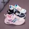 Sonbahar Çocuk Erkek Kız Toddler Ayakkabı Sneakers Çocuk Spor Tenis Ayakkabı Konfor Casual Boy Kızlar Koşu Eğitim Ayakkabı 211022