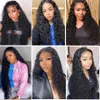 Brazilian Water Wave Human Hair Bundles with Lace Closure Unprocessed 4X4 Lace Closure With Water Wave Human Hair Extensions