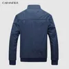 CARANFIER Standard US taille Casual Veste Hommes Printemps Automne Survêtement Mandarin Sportswear Hommes Vestes pour Homme Manteaux XS-5XL X0621