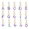 Keychains Luoluoyi Letter Keychain Trendy Creative Colorful 26 English Initial Resin Handbag Keyring Accessories For WomenKeychains