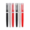 Stainless Steel Silver Replica Luxuriating Fountain Pen Ink Fillable Fine Nibs Student Engrave logo Calligraphy Pens