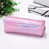 Pencil Cases Colorful Cylinder Laser Bag Student Supplies Waterproof Back To School Lovely Case Stationery Box Kawaii Cute7470730