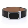 New Designer Fashion Men's Business Casual Belt Luxury Smooth Gold and Silver Buckle Leather Belts Unisex 3.8CM Belt240x
