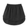 女性偽シャツテールブラウス裾スカートセーターエクステンダー取り外し式アンダースカートAラインアンダースカートDIYレディース衣料品アクセサリー210721
