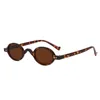 Mode Petite lunettes de soleil ronde Femmes Vintage Vintage Vintage Steampunk Nail Hommes Sun Sun Shadches UV400 Ovale Femelle Lunettes Cadre