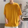 Svart Vit Loose Oversized Summer T Shirt Mäns Rock Skateboard Hip Hop T-shirt Kortärmad Streetwear Tops Tees Tshirt 210706