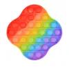 All Design Rainbow Color Bubble Fidget Sensory Toy Adult Kids Desktop Party Game Funny Antistress Decompression Toys Gift