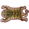 Dywany domowe zwierzę zwierzęta dywan kreatywny ręcznie robiony wzór tygrysa sofa dywan tapete nordycka mata podłogowa mata przeciw poślizgowi Washab7612701