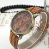 Avanadores de pulso 2021 Mulheres relógios simulação de madeira Bambu Watchband Quartz Dames Horloge Montre Pert Femme