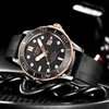 Lige horloge mannen quartz horloges automatische datum luxe gouden heren polshorloge siliconen waterdichte klok man reloj hombre + doos 210527