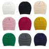 Winter Knit Woolen Beanie Hats Women Satin Lined Warm Knitted Hat Soft Stretch Outdoor Cycling Sports Cap w-01335