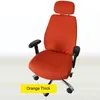 Ensemble housses de chaise de bureau extensible Spandex ordinateur siège pivotant accoudoir étui de jeu Sillas Gaming