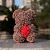 Dekoratif Çiçekler Çelenkler Sevgililer Günü Hediyesi Gül Teddy Bear Çiçek Doğum Günü Partisi Yapay Dekorasyon Düğün Dekor Kız Arkadaş Ikside