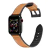 Apple Watchレザーループブレスレットベルト42mm 38mm 44mm 40mm腕時計バンドストラップのための42mm腕時計ストラップ6 5 4 3 Seリストバンド