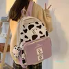 Sac à dos Style Kawaii Boek Meisje étudiant Rugzak Harajuku Schooltas Mode ordinateur portable Leuke Luipaard