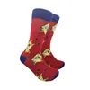 Men's Socks Novelty Cartoon With Cute Animals Duck Monkey Pattern Funny Anime Avatar Skateboard Cool Street Sports260T