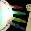 9 cm Intressant leksak fingertopp roterande spinner gyro penna handskar led lysande kontor adhd edc anti stress kinetic skrivbord leksaker9210598