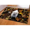 カーペットかわいいペット犬プリント長方形寝室の台所滑り止めドアマットフロアマット入り口のエントランス敷物モダンな家の装飾