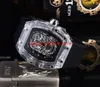 Montre militaire crâne de diamant plongée 3 aiguilles montre hommes haut de gamme Quartz de luxe Reloj Hombre Relogio Masculino R254v