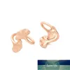 10 SZTUK / Metal Rose Gold Mored Leaf Pierścionek Pierścień Top Uchwyt Dekoracji Dla Western Wedding Banquets, itp Rings Cena fabryczna Ekspert Quality Quality Najnowszy styl