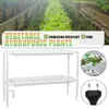 220V Hydroponics Grow equipment Planting Water Culture System vegetables Piping Rack Indoor Garden Nursery Pot 210615