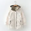 Dames Winter Dikke Hooded Down Jas Katoen Lange Warm Gewatteerde Parka voor Plus Size 2XL Jas 210923