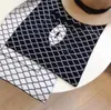 2021 사각형 주머니가있는 흑백 체크 무늬 여성의 스카프 소프트 캐시미어 럭셔리 편지 스카프 겨울 따뜻한 긴 두꺼운 목도리 다목적