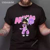 Aphmau Girl Summer Loose Crazy T-shirts 100% bomull Hip Hop Tshirts Vuxen Enkel stil T-shirt Män Billiga Tees för 0212