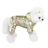 Kalınlaşma Pamuk Kapüşonlu Sıcak Kış Köpek Giysileri Pet Yavru Ceket Ceket Su Geçirmez Fransız Bulldog Pug Chihuahua Yorkenes 211007
