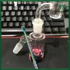 Smoking hookah 3.5 Inch Ash Catcher with 14mm 18mm 5ML Silicone Container Reclaimer Thick Pyrex Ashcatcher for Glass Water Bongs Dab Tool
