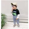 Koreansk stil Spring Boys Flickor Solid Färg Casual Denim Byxor 2-6 år Barn Barn All-Match Jeans 210615