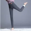 Thermal Pants Winter Leggings Women Velvet Fleece Lined Slim Warm Legging High Waist Skinny Leggins Clothes 211215