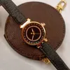 2021 Luxury Ladies Premium Breachbroof Bee Watch Brand Quartz Movement Leather Strap مع صندوق هدايا