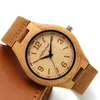 Relógios de pulso Shifenmei Retro Wood Watch Homens Bambu Relógios De Couro Militar Esportes Relógio Unisex Quartz Pulso Relogio Feminino 2140