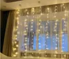 Rideau lumineux LED pour fenêtre, décoration de noël, 3M, 6M, 9M, guirlande lumineuse intérieure et extérieure, pour la maison, la chambre, le nouvel an, le mariage