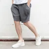 IEFB Short décontracté plissé pour hommes et femmes Tendance Mode Sports Causal Droit Taille élastique Short à jambes larges Rouge Bleu 9Y7366 210524