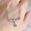 Chains Classic Blue Lucky Gem Necklace Beautiful Simple Versatile Clavicle Chain Neckalce For Woman Star Necklaces Women