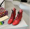 Botas de tobillo de diseño de lujo con cremallera de alta calidad para mujer, bota de diseñador para mujer, suela de goma Martin Desert, antideslizante, resistente al desgaste, 2022