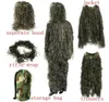 狩猟セットキッズカモjunlge ghillieスーツ - 子供、ハンター、狙撃兵のための迷彩狩猟スーツ