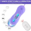 Nxy vibratore rotante wireless telescopico, stimolatore del clitoride, punto G, uovo d'amore, palla vaginale, giocattolo pornografico 1215