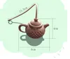 Creative Tea Tools Strainer Silicone Teas Bag Leaf Filter Diffuser Teaware Teapot Accessory Kitchen Gadget DB834