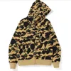 Ape MenS Vestes Femmes Hommes Pull À Capuche À Capuche Veste Camouflage Couleur Sharkk Face Design Printemps Automne Et Hiver Coton M-XXXL Taille Multi